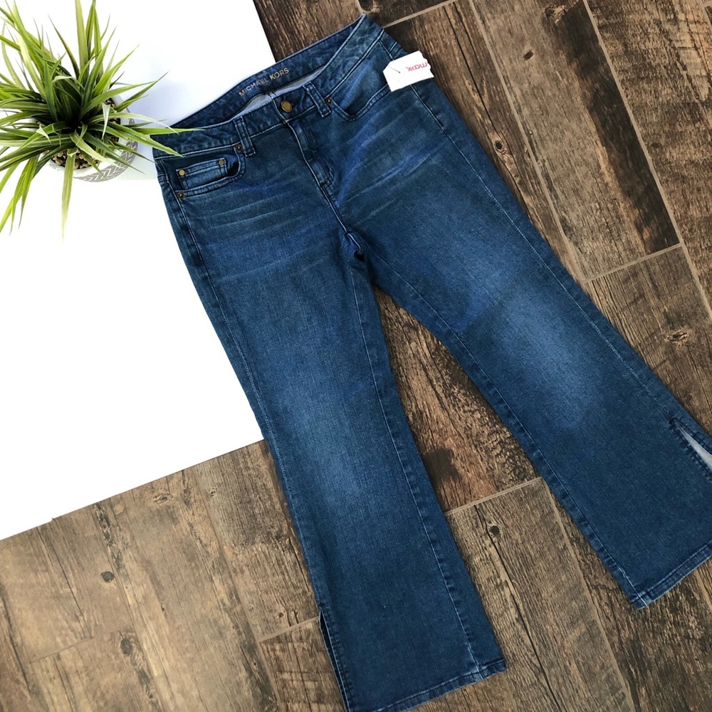 Michael Kors Flare Leg Ankle Jeans